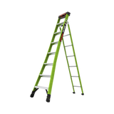 Escalera de Tijera 3 en 1 de 2.44 Metros, Fibra de Vidrio (SKU13908-001). Hecha en E.U.A. (Versión 2.0)