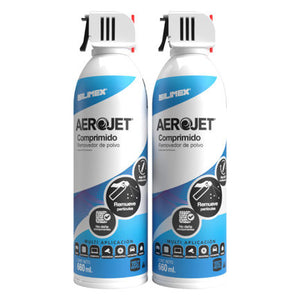 Silimex Aerojet 360º limpiador de aire comprimido 660 ml