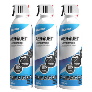 Silimex Aerojet 360º limpiador de aire comprimido 660 ml
