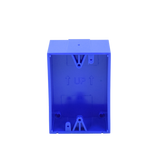 Caja trasera de montaje color azul para estaciones de parada STOPPER