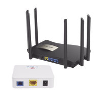 Kit 2 ONU Bridge V-Sol, Dual GPON/EPON con Router Home Mesh Ideal para distribuciones WISP de mayor cobertura Wi-Fi en Hogares y Oficinas
