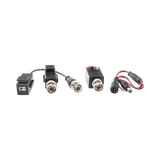 Kit de TRANSCEPTORES DE VIDEO DE LARGO ALCANCE / 320 Metros / Resolución 720P y 1080P / Cat 5e/6 / Compatible con cámaras HD-TVI/CVI/AHD/CVBS / Alimente solo el Receptor / Protección Interconstruida contra sobretensión.