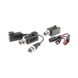 Kit de TRANSCEPTORES DE VIDEO DE LARGO ALCANCE / 320 Metros / Resolución 720P y 1080P / Cat 5e/6 / Compatible con cámaras HD-TVI/CVI/AHD/CVBS / Alimente solo el Receptor / Protección Interconstruida contra sobretensión.