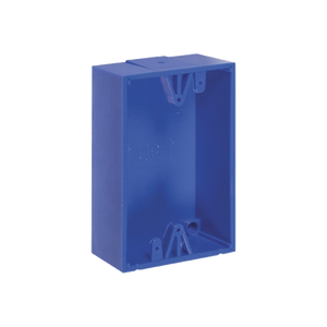 Caja trasera de montaje color azul para estaciones de parada STOPPER