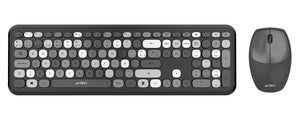 Acteck AC-935166 teclado Ratón incluido Oficina RF inalámbrico Negro