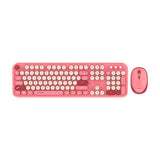 Acteck Creator Chic K-Colors MK485 teclado Ratón incluido Universal RF inalámbrico QWERTY Español Rosa, Interruptor de membrana