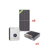 Epcom Powerline Kit Solar Autónomo / 4400Wp / 14.976kWh KITAMIN110
