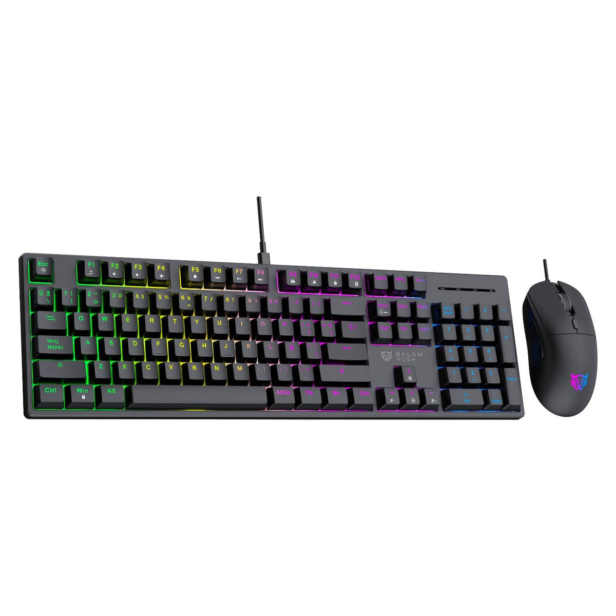 Balam Rush COMBO GAMER ALAMBRICO FUSION VANGUARD 100 CKG690 / TECLADO MECA BR-945745