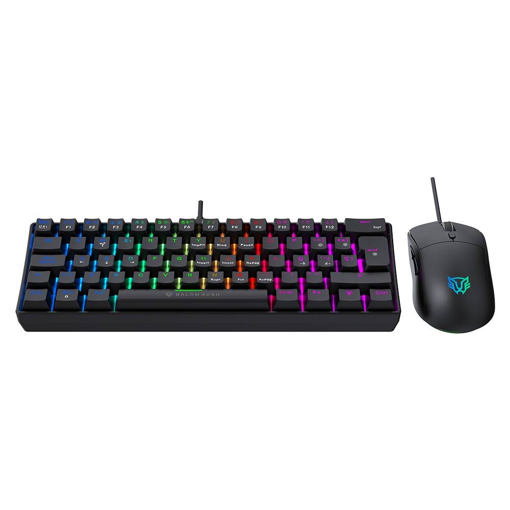 Balam Rush COMBO GAMER ALMBRICO FUSION VANGUARD CKG660 / TECLADO MECANICO BR-945769
