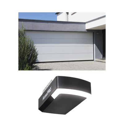 Accesspro Kit Puerta Garage / 14x8 Pies (4.27x2.44 m) / Lisa Línea Central KIT-GAR148