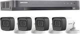 Kit Hikvision Turbohd (Microfono Integrado) 5 Megapixel / DVR 4 Canales / 4 Camaras Bala con Microfono Integrado (Exterior 2.8 Mm)