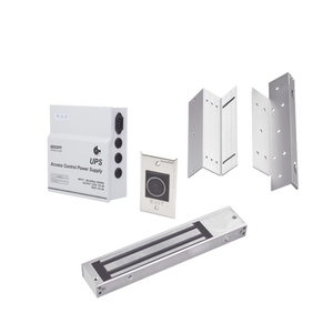 Accesspro Kit de Control de Acceso / Fuente 12 VCD 5A con Respaldo / Chapa Magnética 600 lbs