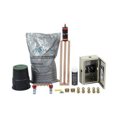Total Ground Kit de Puesta a Tierra / Electrodo Magnetoactivo 50 x 11.5 cm / Capacidad 45