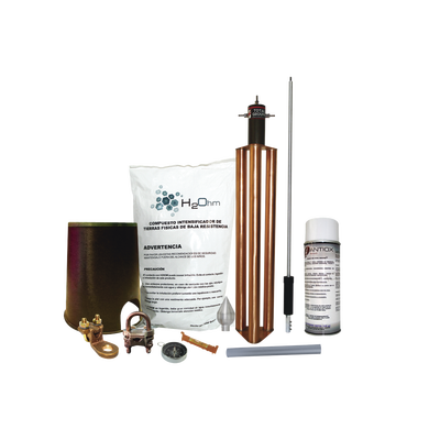 Total Ground Kit de Protección Contra Tormentas Eléctricas / 80 m (262.5 ft) de Diámetro
