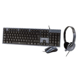 Perfect Choice PC-201700 teclado Ratón incluido Oficina USB QWERTY Negro, Alámbrico, Interruptor de membrana