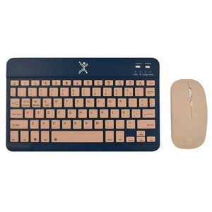 Perfect Choice Genova teclado Ratón incluido Universal RF Wireless + Bluetooth Español Azul