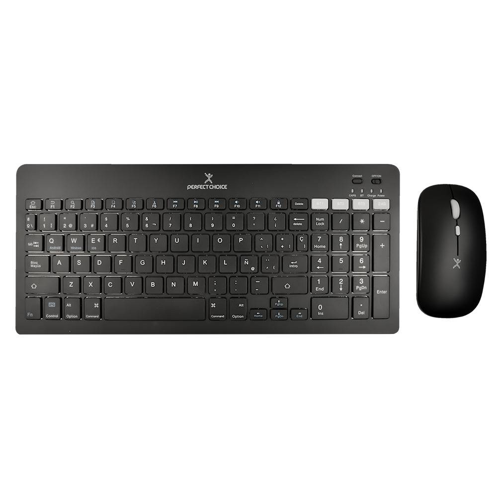 PC-201373 - KIT TECLADO Y MOUSE PERFECT CHOICE RECAR
