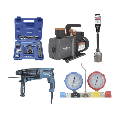 Epcom Powerline Kit profesional / Bomba de vacío 2 etapas / Manómetro KITPROMIN