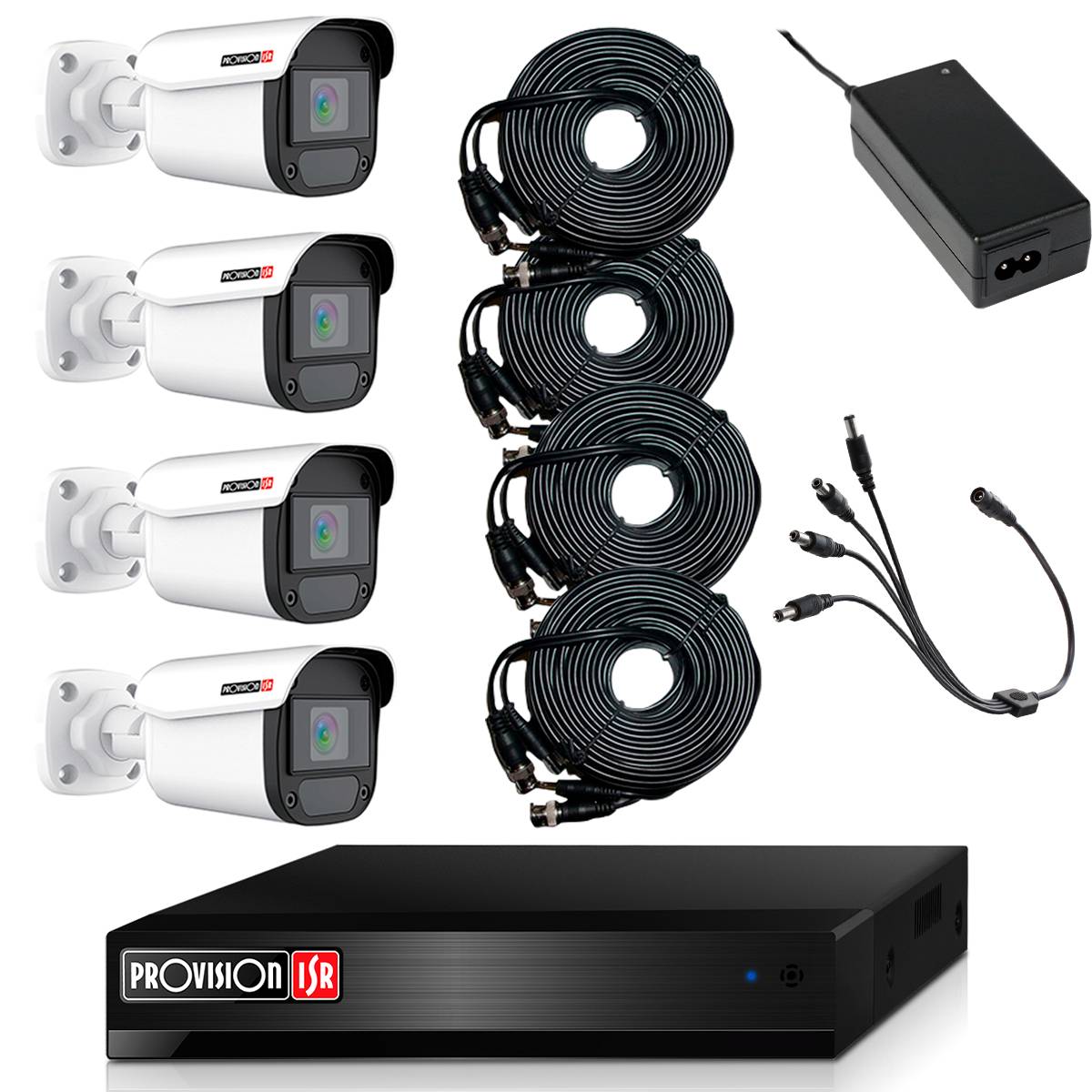 PAK4LIGHTCC2MP-28 - Kit de Videovigilancia PROVISION-ISR PAK4LIGHTCC2MP-28