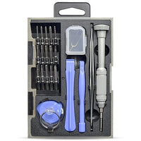 Kit de herramientas para laptops y celulares Brobotix 651961, destornilladores magnéticos, pinzas de precisión, 10 piezas.
