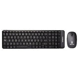BRobotix 6000618 teclado Ratón incluido Universal RF inalámbrico QWERTY Español Negro
