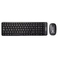 BRobotix 6000618 teclado Ratón incluido Universal RF inalámbrico QWERTY Español Negro