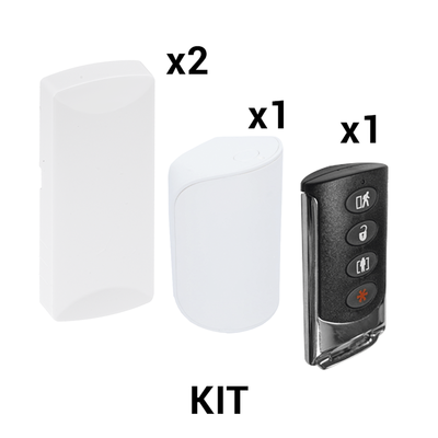 Kit Sensores Inalámbricos / 345 MHz / 2 Contactos Magnéticos KIT-RF-SFIRE-2