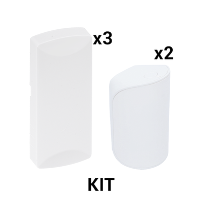 Kit Sensores Inalámbricos / 5 Dispositivos / Frecuencia 433 MHz KIT-RF-SFIRE-DSC-1