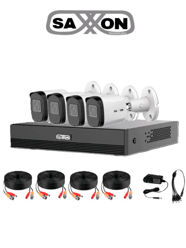 KIT/XVR1E04-I/4-B20M- - Kit de videovigilancia  SAXXON KIT/XVR1E04-I/4-B20M-