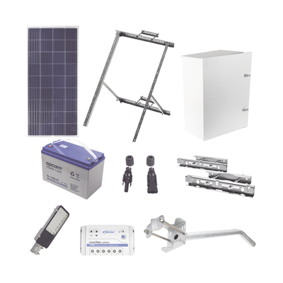 Epcom Industrial Kit de energía solar para alumbrado de 30 W KIT-SL-30W