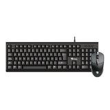 Stylos STPKTM4B teclado Ratón incluido Hogar USB Español Negro