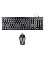 TechZone TZACCBA01 teclado Ratón incluido Oficina USB QWERTY Negro