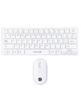 TechZone TZACCBI04 teclado Ratón incluido Hogar RF inalámbrico QWERTY Blanco