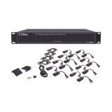 Kit de TRANSCEPTOR ACTIVO DE 16 Canales / VIDEO+PODER en un solo Cable UTP / 150m en 4K, 200m en 5 MP/ Envía 36 Vcc y recibe 12 Vcc / TODO INCLUIDO PARA RACK / Compatible con cámaras HD-TVI/CVI/AHD/CVBS / Instalación Limpia