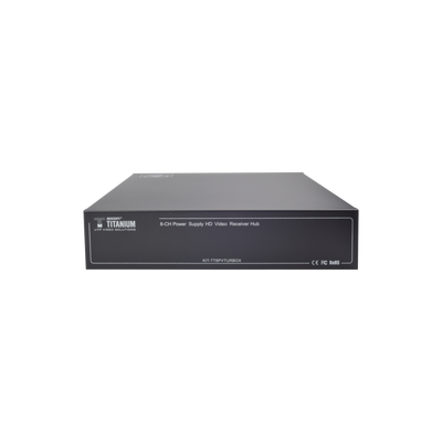 Epcom KITTT8PVTURBOX transmisor de señales de TV VHF TV transmitter distances up to 200 meters in 4K