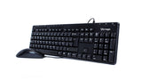 Vorago KM-104 teclado Ratón incluido Universal USB QWERTY Español Negro