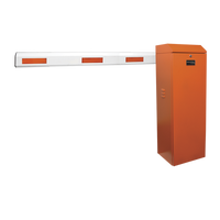 Kit de Barrera Vehicular Izquierda Color Naranja y Brazo de 3 m