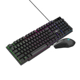 Yeyian YKP-20704 teclado Ratón incluido Juego USB QWERTY Inglés de EE. UU. Negro