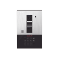 Kocom KLP-D410 sistema de intercomunicación de video Negro, Acero inoxidable