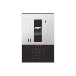 Kocom KLP-D410 sistema de intercomunicación de video Negro, Acero inoxidable