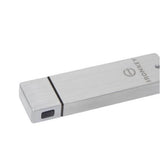 Memoria USB Kingston IronKey S1000 Flash 32GB Encriptado Criptochip Integrado Color Plata