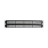 Siemon Patch Panel / 48 Puertos Keystone UTP / Plano 2UR KPNL-F2-48-01S