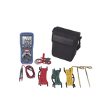 KIT de Medidor de Resistencia a Tierra Digital ( Terrómetro ), a 3 hilos  CAT III / 1000 V.