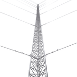 Kit de Torre Arriostrada de Techo de 15 m con Tramo STZ30 Galvanizado Electrolítico (No incluye retenida).