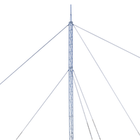 Kit de Torre Arriostrada de Techo de 9 m con Tramo STZ30 Galvanizado Electrolítico (No incluye retenida).