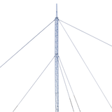 Kit de Torre Arriostrada de Techo de 18 m con Tramo STZ30 Galvanizado Electrolítico (No incluye retenida).