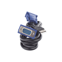 PLANET KVM-KC1-1.8 cable para video, teclado y ratón (kvm) Negro, Azul 1,8 m