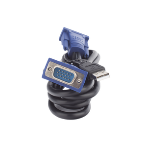Planet Cable USB KVM / 1.8 m (5.91 pies) / VGA + USB Tipo A KVM-KC1-1.8