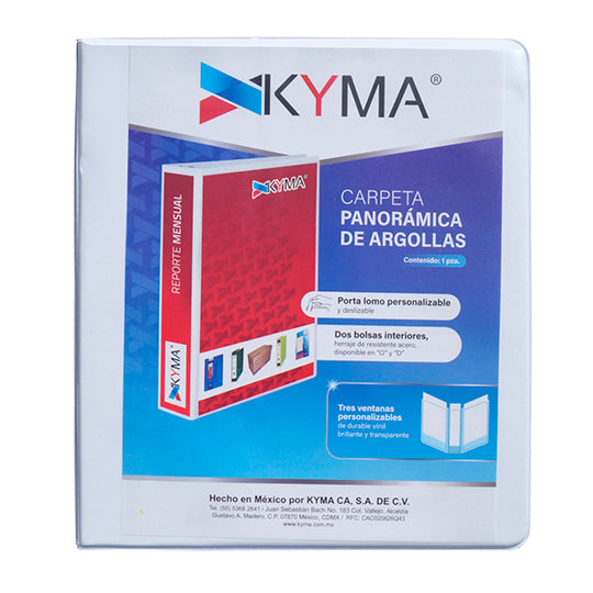 Carpeta panoramica KYMA carta cubierta m