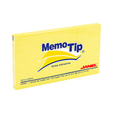 JANEL 6560305704 - Notas Adhesivas Memo Tip amarillo 3x5 pu